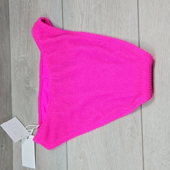 NWT Good American Women Always fit Hawiian Pink swim bikini bottom sz 1/2 S/M - Picture 7 of 8